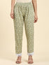 Samma Chikankari Co-ord set in Cotton for Women- Cream